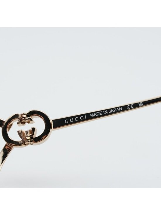 Gucci GG1323S 001 Sunglasses Gold Square Frame, Grey Lenses main image 5